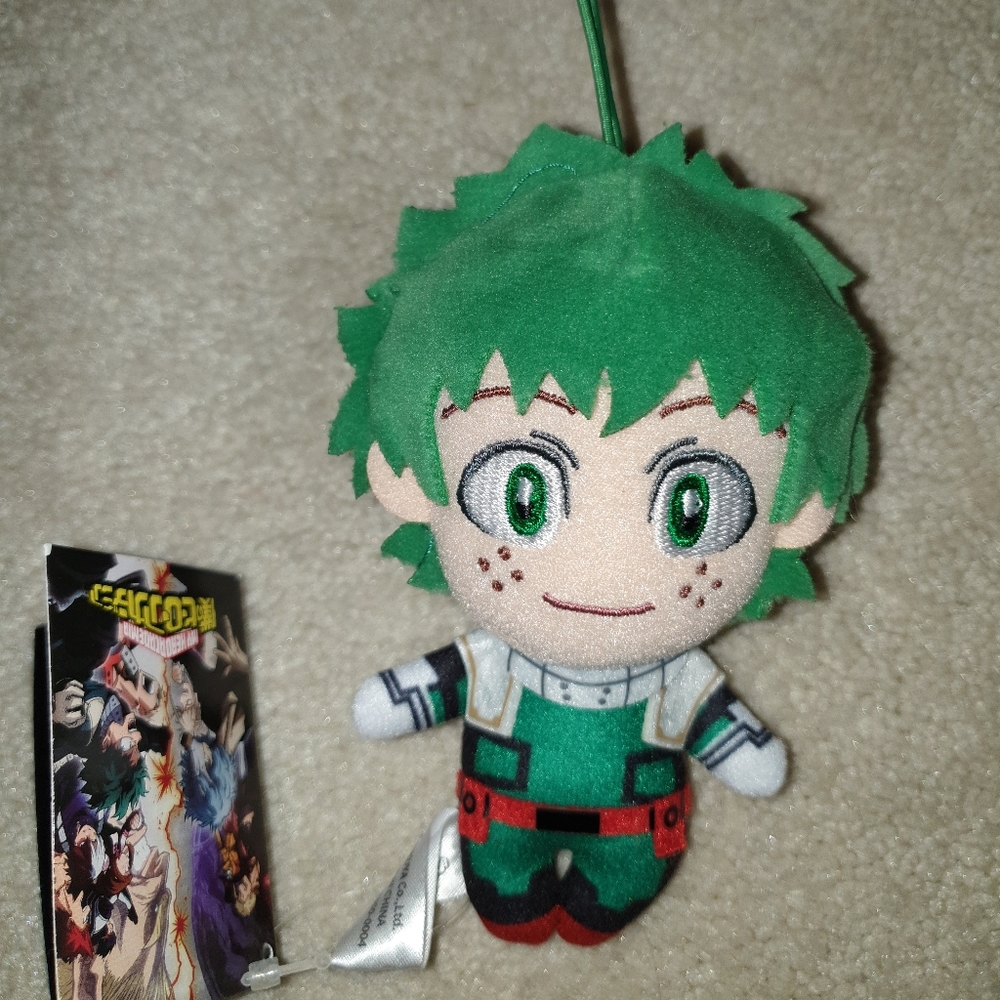 My Hero Academia Plush Mascot Keychain Midoriya